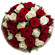 букет из красных и белых роз. Бангладеш