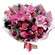 букет из роз и тюльпанов с лилией. Бангладеш