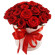 красные розы в шляпной коробке. Бангладеш
